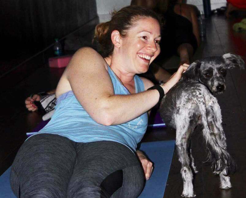 Puppy yoga